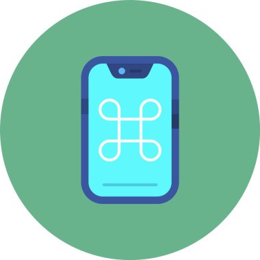 Telefon simgesinin vektör illüstrasyonu