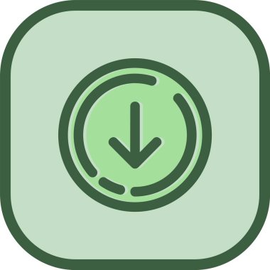 Benzersiz alarm vektör çizgisi simgesi