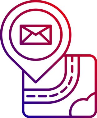 E- posta simgesi vektör illüstrasyonu