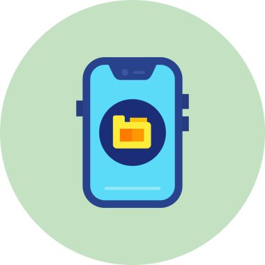 Cep telefonu. Basit simge