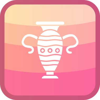 Antik vazo simgesi, karikatür tarzı