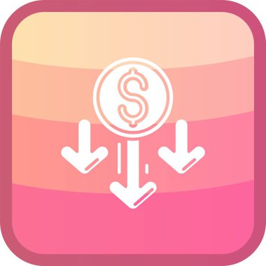 Kişisel ve ticari kullanım için dolar vektör simgesi işaret illüstrasyonuName..