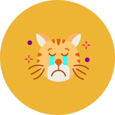 kedi emojisi kapalı ve kapalı gözlerle