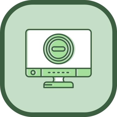 bilgisayar simgesi vektör illüstrasyonu