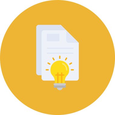 Belge simgesinin vektör illüstrasyonu