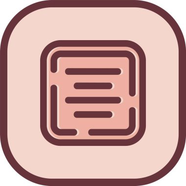 Vektör evrensel simgesi Trendy bakmak.