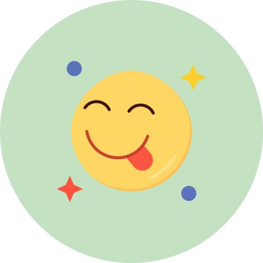 Emoji. Web simgesi basit tasarım