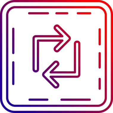 Yol işaretinin vektör illüstrasyonu