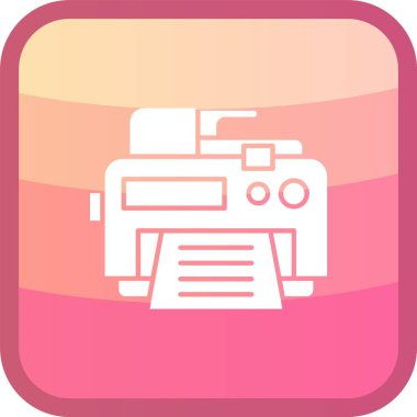 Kamera simgesi, basit vektör illüstrasyonu