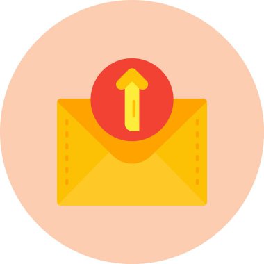 vektör e- posta simgesi, illüstrasyon