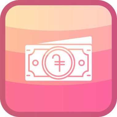 Dolar. Web simgesi basit illüstrasyon