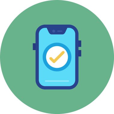 Vektör akıllı telefon simgesi illüstrasyonu