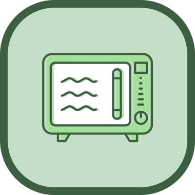 vektör lcd simgesi illüstrasyonu