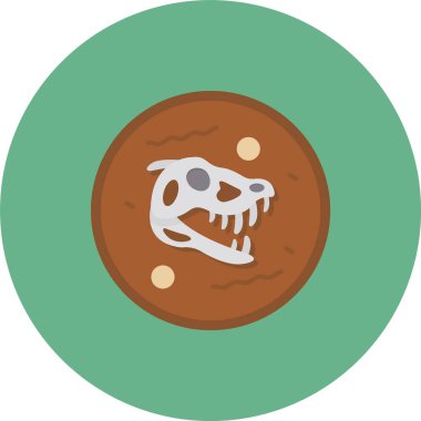 Bir köpek simgesinin vektör illüstrasyonu