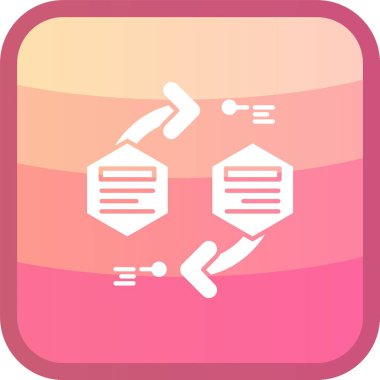 Modern ve renkli bir vektör çizimi