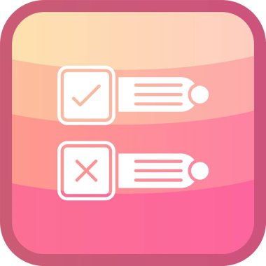 Beyaz arka plan üzerinde izole simgesini denetleyin