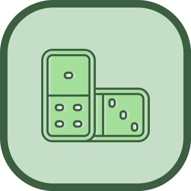 vektör zar oyun simgesi