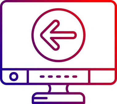 vektör dizüstü simgesi illüstrasyonu