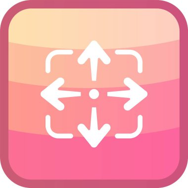 Oklar simgesi soyut arkaplanda izole edildi