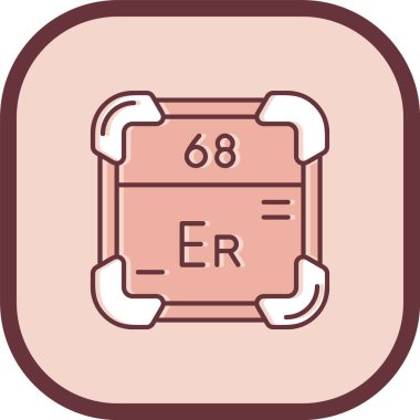 Benzersiz elektronik vektör simgesi