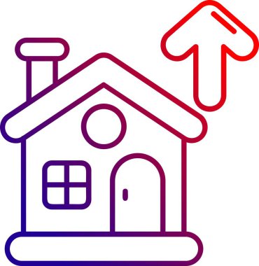 Modern simgenin vektör illüstrasyonu