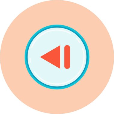 Kişisel ve ticari kullanım için oynat düğmesi vektör simgesi gösterimi..