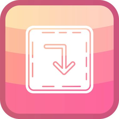 Kişisel ve ticari kullanım için sağ yön sol simge...