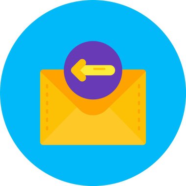 e-posta mektup simgesi düz biçimli