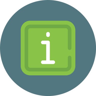 Benzersiz ünlem vektörü simgesi