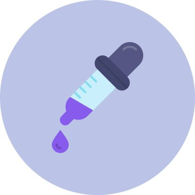 Şırınga simgesi, vektör illüstrasyonu