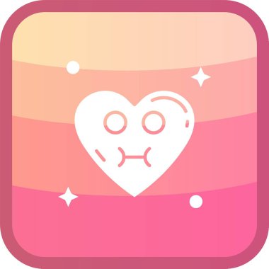 Kalp romantik ikonu pürüzsüz bir şekilde sever.