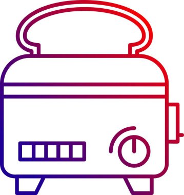 Gıda simgesinin vektör illüstrasyonu