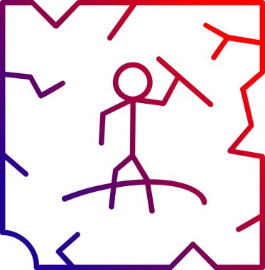 Takım elbiseli bir adamın vektör çizimi