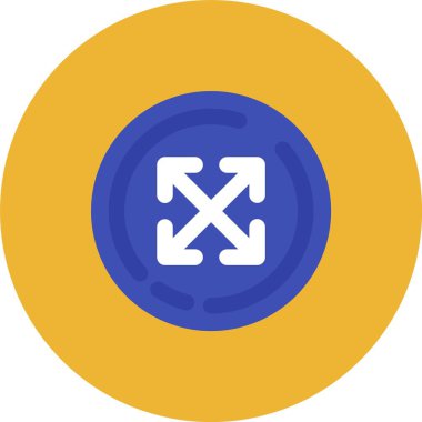 Yol işareti simgesinin vektör illüstrasyonu