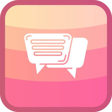 İllüstrasyon ileti iletişim simgesi