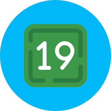 Takvim simgesi vektör illüstrasyonu