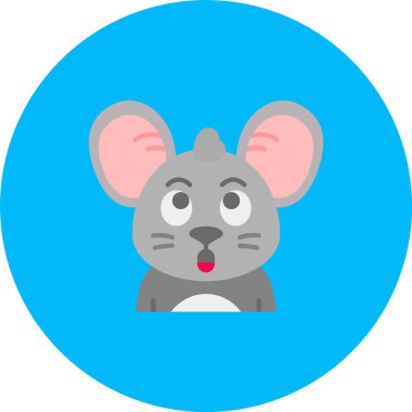 Fare. Web simgesi basit illüstrasyon