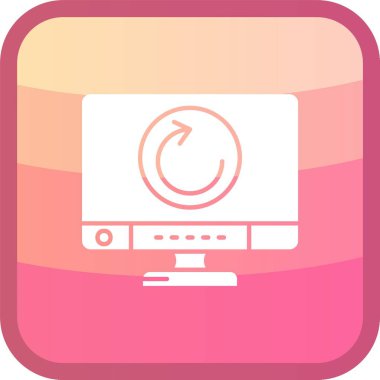 Web renk simgesi. Vektör çizim