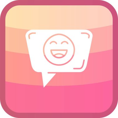 konuşma balonu simgesi, vektör illüstrasyonu