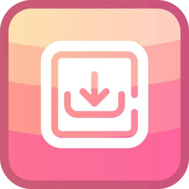 Düz renk vektörü simgesi indir