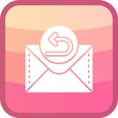 posta düz vektör simgesi