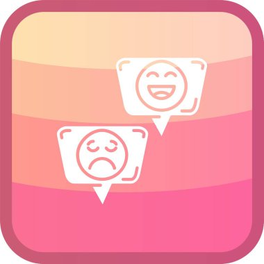 Konuşma baloncukları. Sohbetin vektör illüstrasyonu