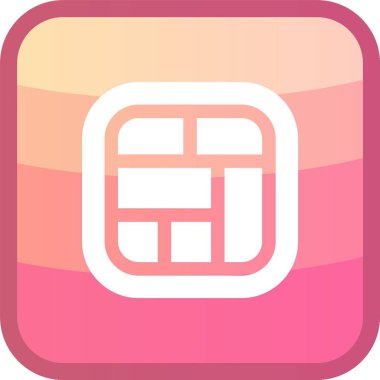 Kart simgesi, vektör illüstrasyon tasarımı