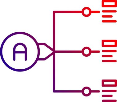 Seo simgesinin vektör illüstrasyonu