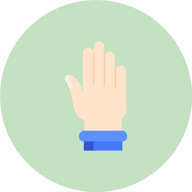 el simgesi vektör illüstrasyonu