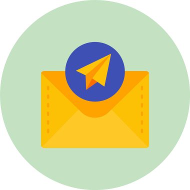 e-posta simgesi düz biçimli