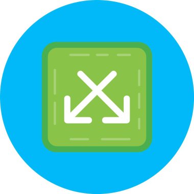 Tasarım için ok simgesi, vektör illüstrasyonu