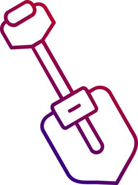 Tek bir izole arabanın vektör çizimi