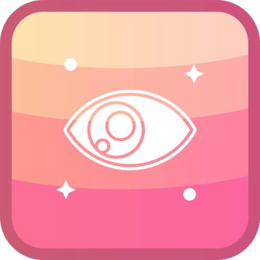 Göz simgesi, vektör illüstrasyonu