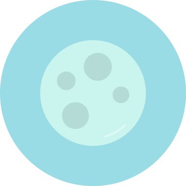 Ay simgesinin vektör illüstrasyonu